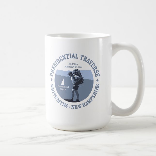 Presidential Traverse (rd) Coffee Mug (Right)