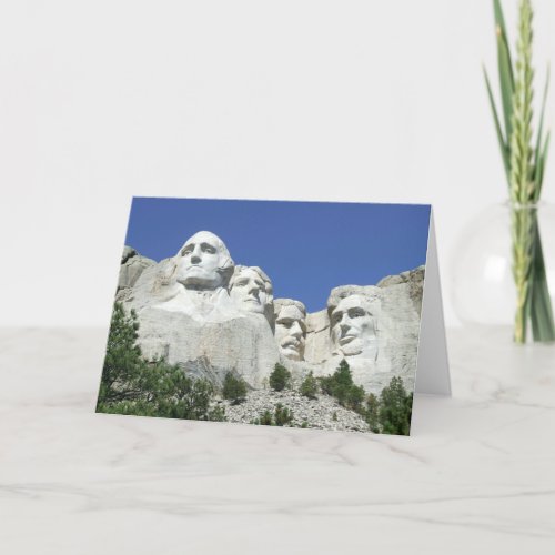 Presidents Carved in Rock Mount Rushmore SD Card