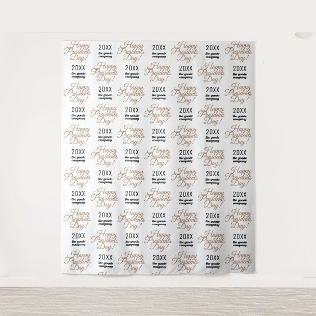 Presidents Day Backdrop Step and Repeat (Front)