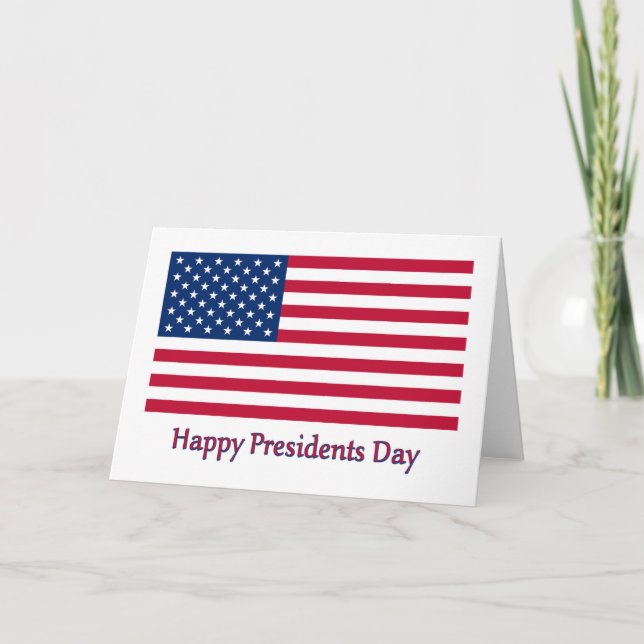 Presidents Day Card (Front)