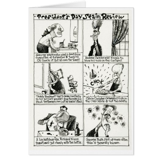 Presidents' Day Card (Front)