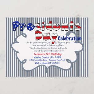 President's Day Celebration Invitation