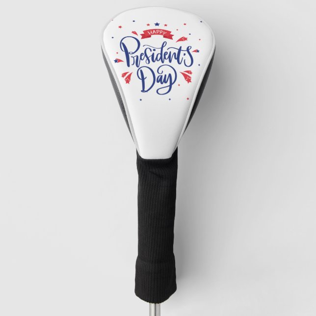 Presidents' Day Golf Head Cover (Front)