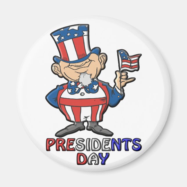 Presidents Day Magnet (Front)