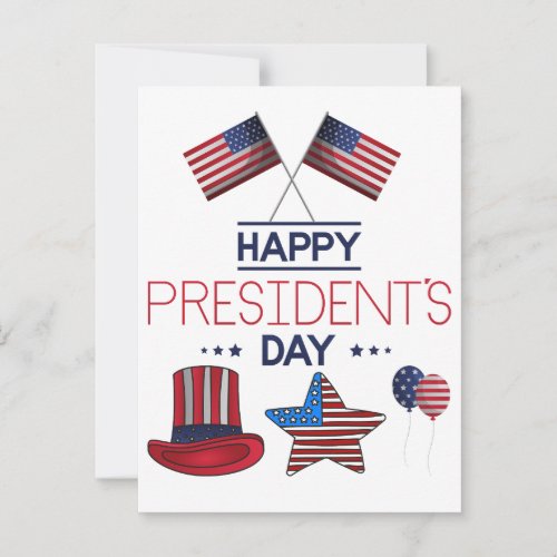 Presidents Day Postcard