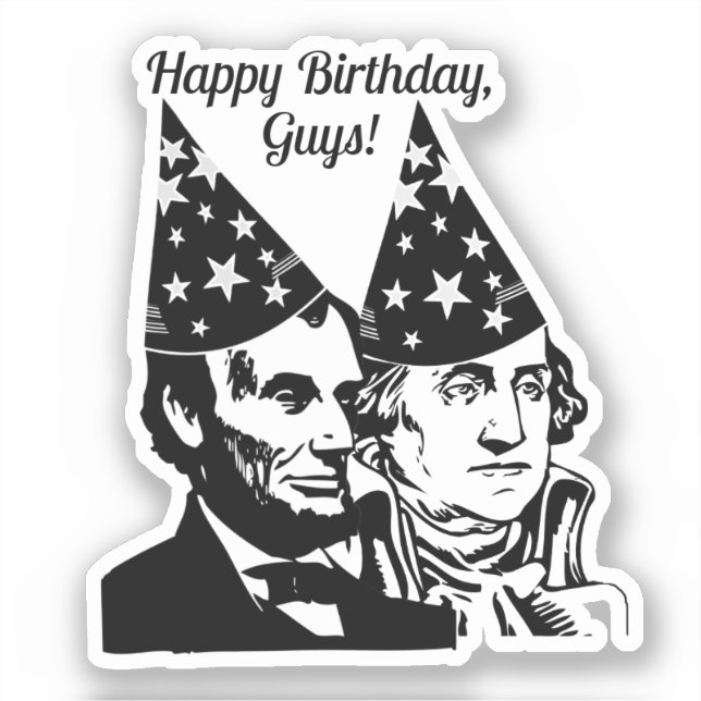 President's Day Sticker (Front)