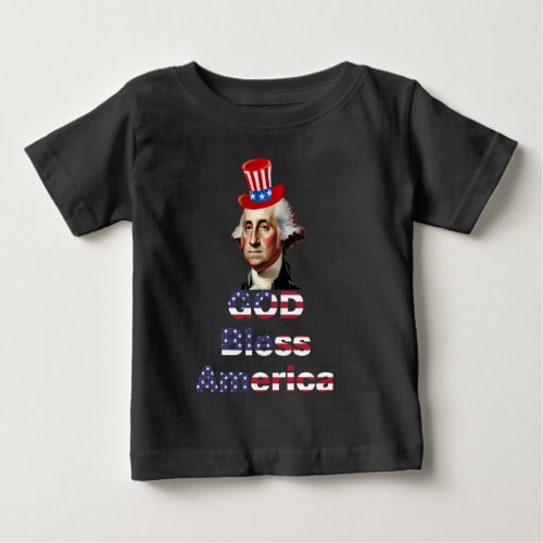 Presidents Day Washingtons Birthday Happy  Baby T_Shirt