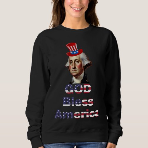 Presidents Day Washingtons Birthday Happy  Sweatshirt