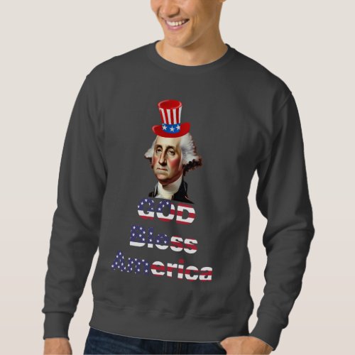 Presidents Day Washingtons Birthday Happy  Sweatshirt