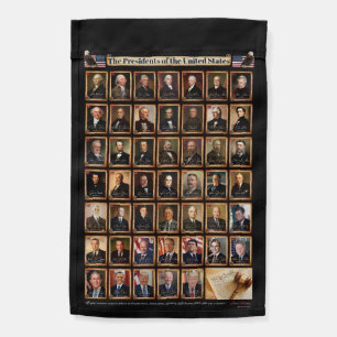 Presidents of the United States Garden Flag
