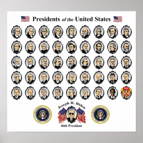 Presidents of the United States in Living Color Poster