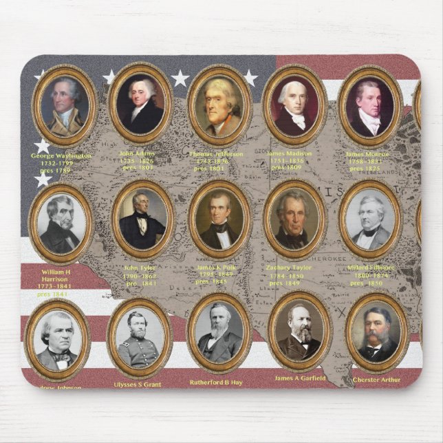 Presidents U.S.A Mousepad (Front)