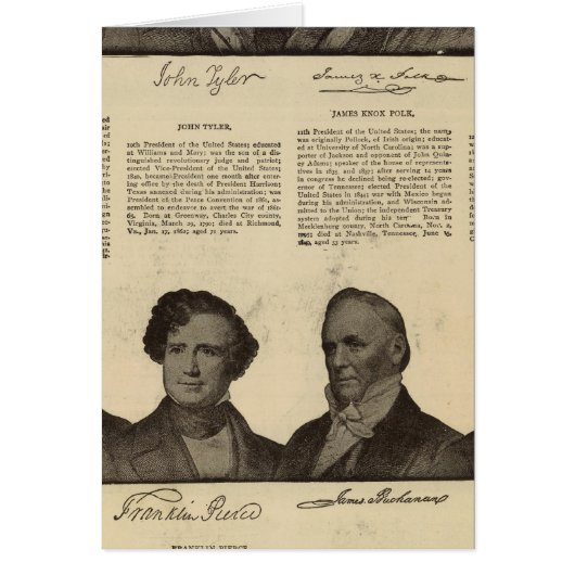 Presidents US, autographs, biographies Cards (Front)