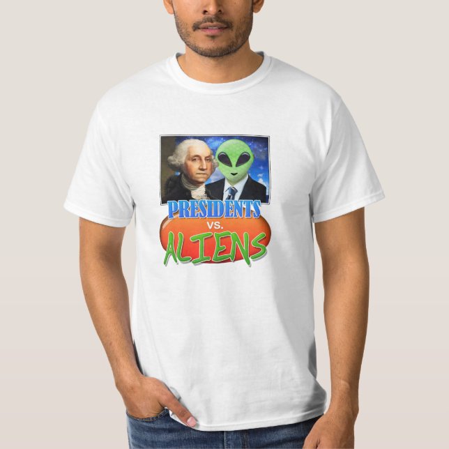 Presidents vs. Aliens T-Shirt (Front)