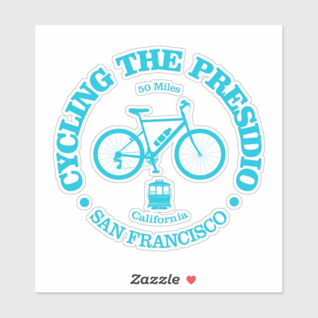 Presidio (cycling) sticker (Sheet)