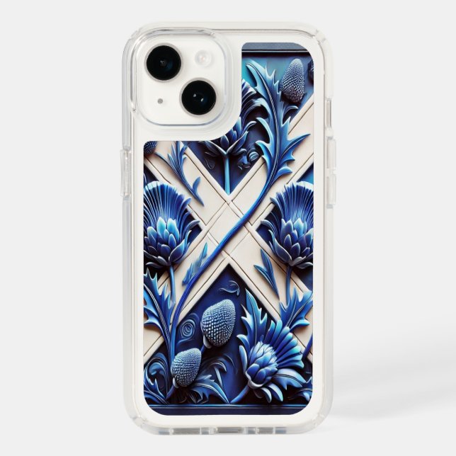 Presidio iPhone 14 Scottish Thistles Design Speck iPhone Case (Front)
