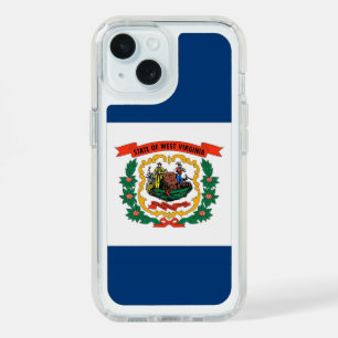 Presidio iPhone 15, flag of West Virginia, USA iPhone 15 Case
