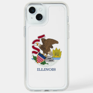 Presidio iPhone 15 Plus, flag of Illinois, USA iPhone 15 Plus Case