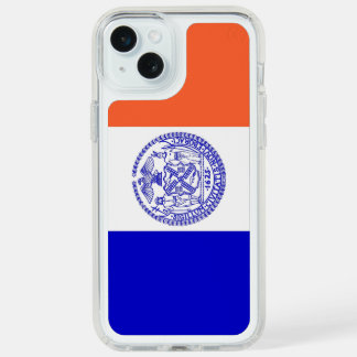 Presidio iPhone 15 Plus, flag of New York City, US Plus Case