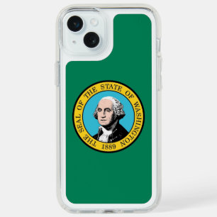 Presidio iPhone 15 Plus, flag of Washington State iPhone 15 Plus Case