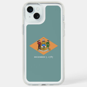 Presidio iPhone 15 Plus with flag of Delaware, USA Case