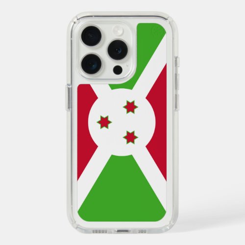 Presidio iPhone 15 Pro with flag of Burundi Case
