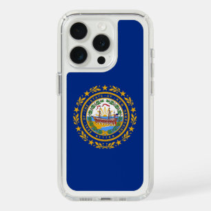 Presidio iPhone 15 Pro with flag of New Hampshire Case
