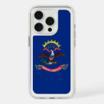 Presidio iPhone 15 Pro with flag of North Dakota iPhone 15 Pro Case