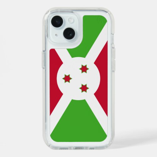 Presidio iPhone 15 with flag of Burundi Case