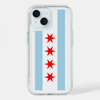 Presidio iPhone 15 with flag of Chicago, US Case