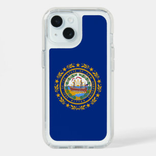 Presidio iPhone 15 with flag of New Hampshire Case