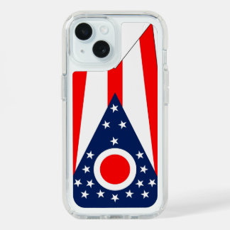 Presidio iPhone 15 with flag of Ohio State, USA Case