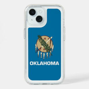 Presidio iPhone 15 with flag of Oklahoma, USA Case