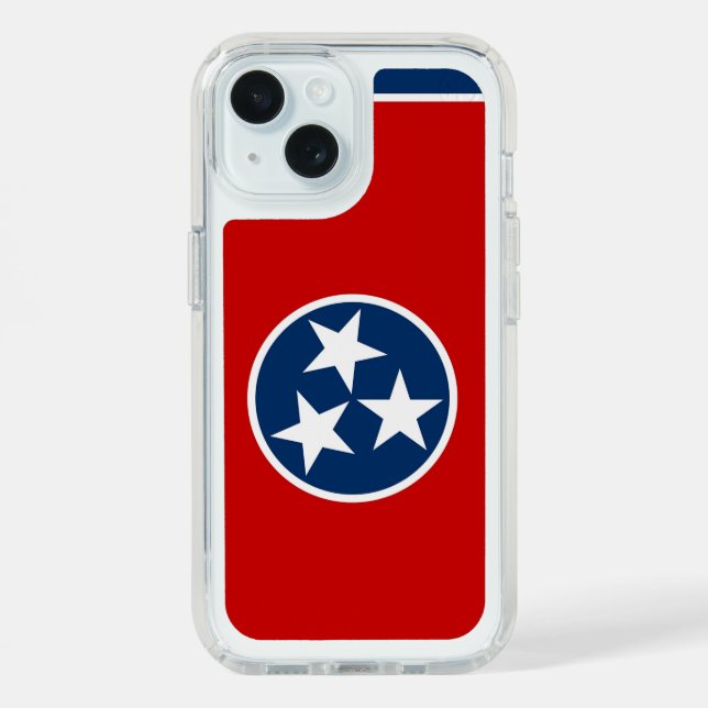 Presidio iPhone 15 with flag of Tennessee Speck iPhone Case (Front (Blue))