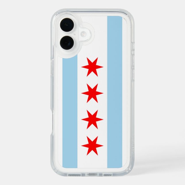 Presidio iPhone 16 Plus, flag of Chicago, USA Speck iPhone Case (Front)