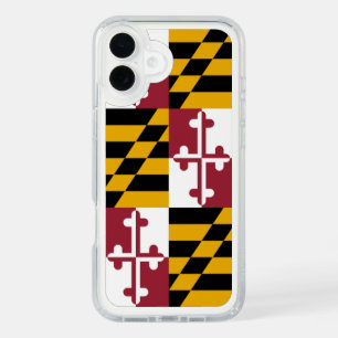 Presidio iPhone 16 Plus, flag of Maryland, USA iPhone 16 Plus Case