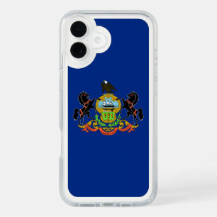 Presidio iPhone 16 Plus, flag of Pennsylvania, US iPhone 16 Plus Case