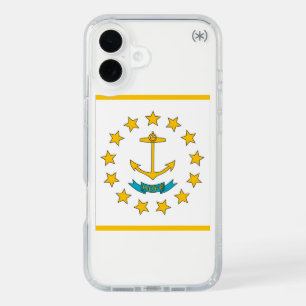 Presidio iPhone 16 Plus, flag of Rhode Island, US iPhone 16 Plus Case