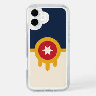 Presidio iPhone 16 Plus, flag of Tulsa City, US iPhone 16 Plus Case
