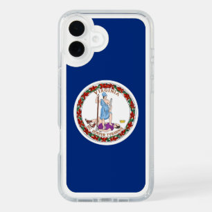 Presidio iPhone 16 Plus, flag of Virginia, USA iPhone 16 Plus Case