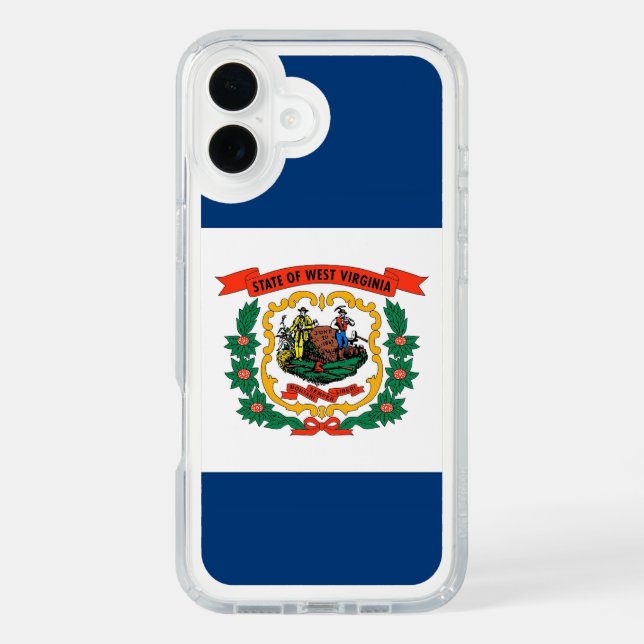 Presidio iPhone 16 Plus, flag of West Virginia Speck iPhone Case (Front)