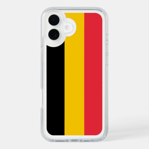 Presidio iPhone 16 Plus with Belgium flag Case