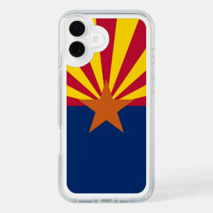 Presidio iPhone 16 Plus with flag of Arizona, USA Case