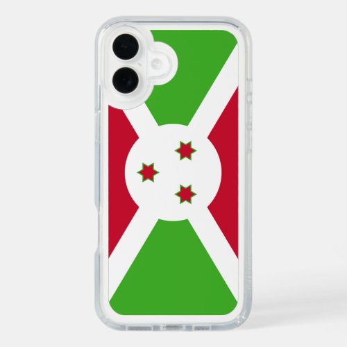 Presidio iPhone 16 Plus with flag of Burundi Case