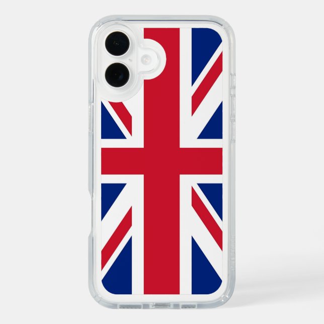 Presidio iPhone 16 Plus with United Kingdom flag Speck iPhone Case (Front)