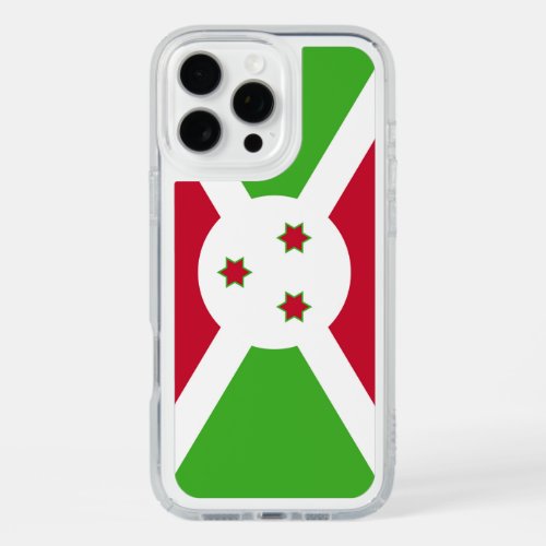 Presidio iPhone 16 Pro Max, Flag of Burundi Max Case