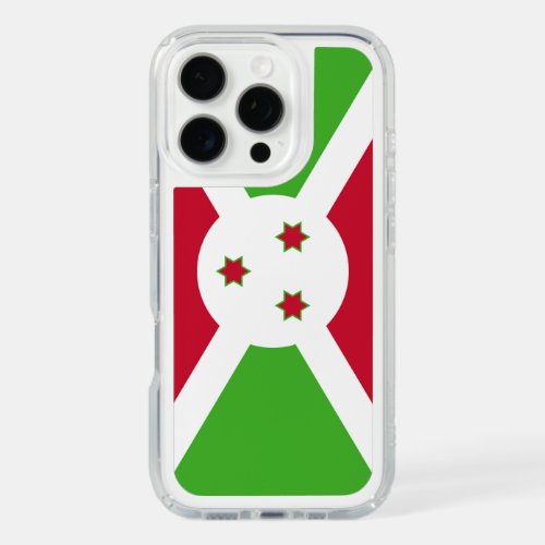 Presidio iPhone 16 Pro with flag of Burundi Case