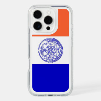 Presidio iPhone 16 Pro with flag of New York, US Case