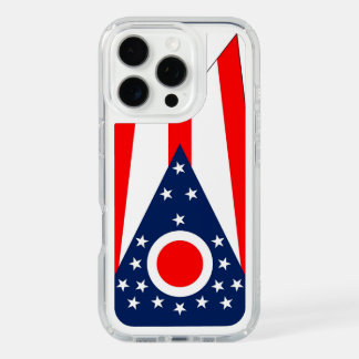 Presidio iPhone 16 Pro with flag of Ohio, US Case