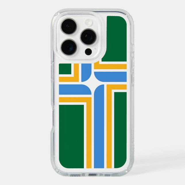 Presidio iPhone 16 Pro with flag of Portland, US Speck iPhone Case (Front)